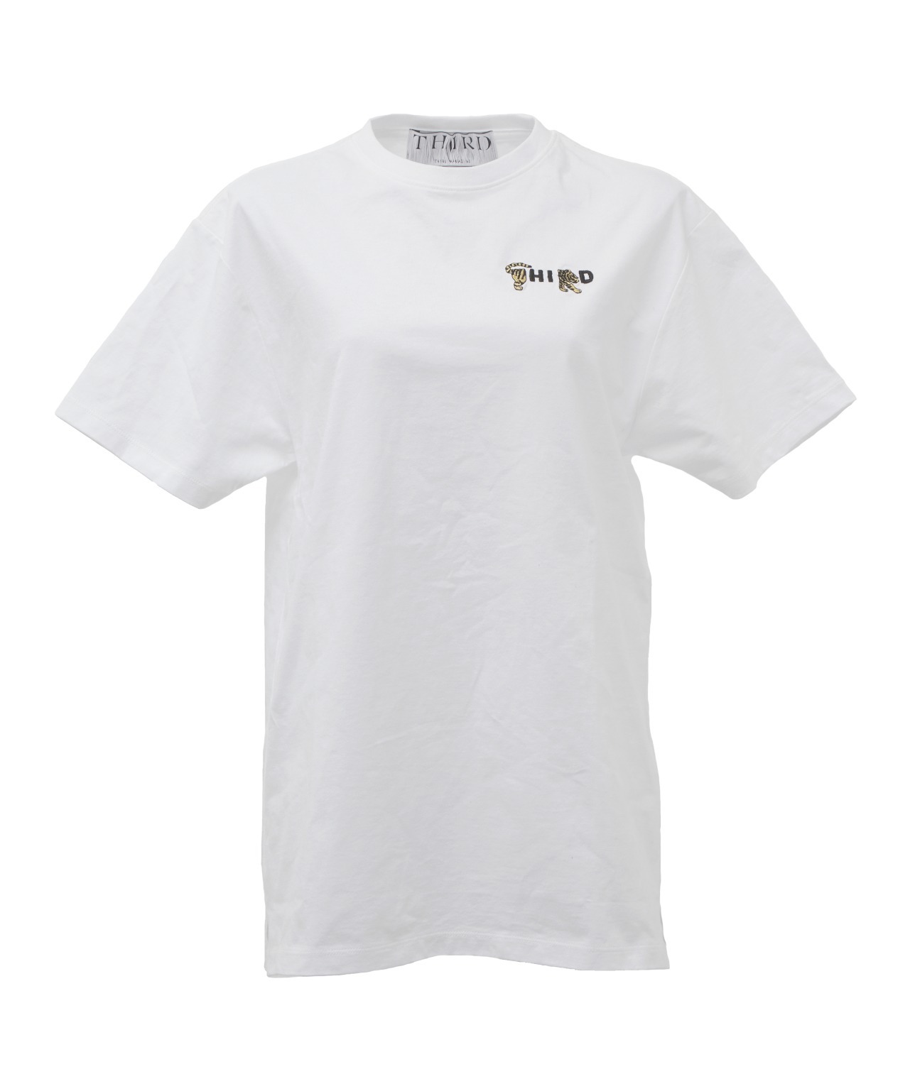 ”THIRD” Tigerロゴ刺繍Tシャツ 詳細画像 ホワイト 1