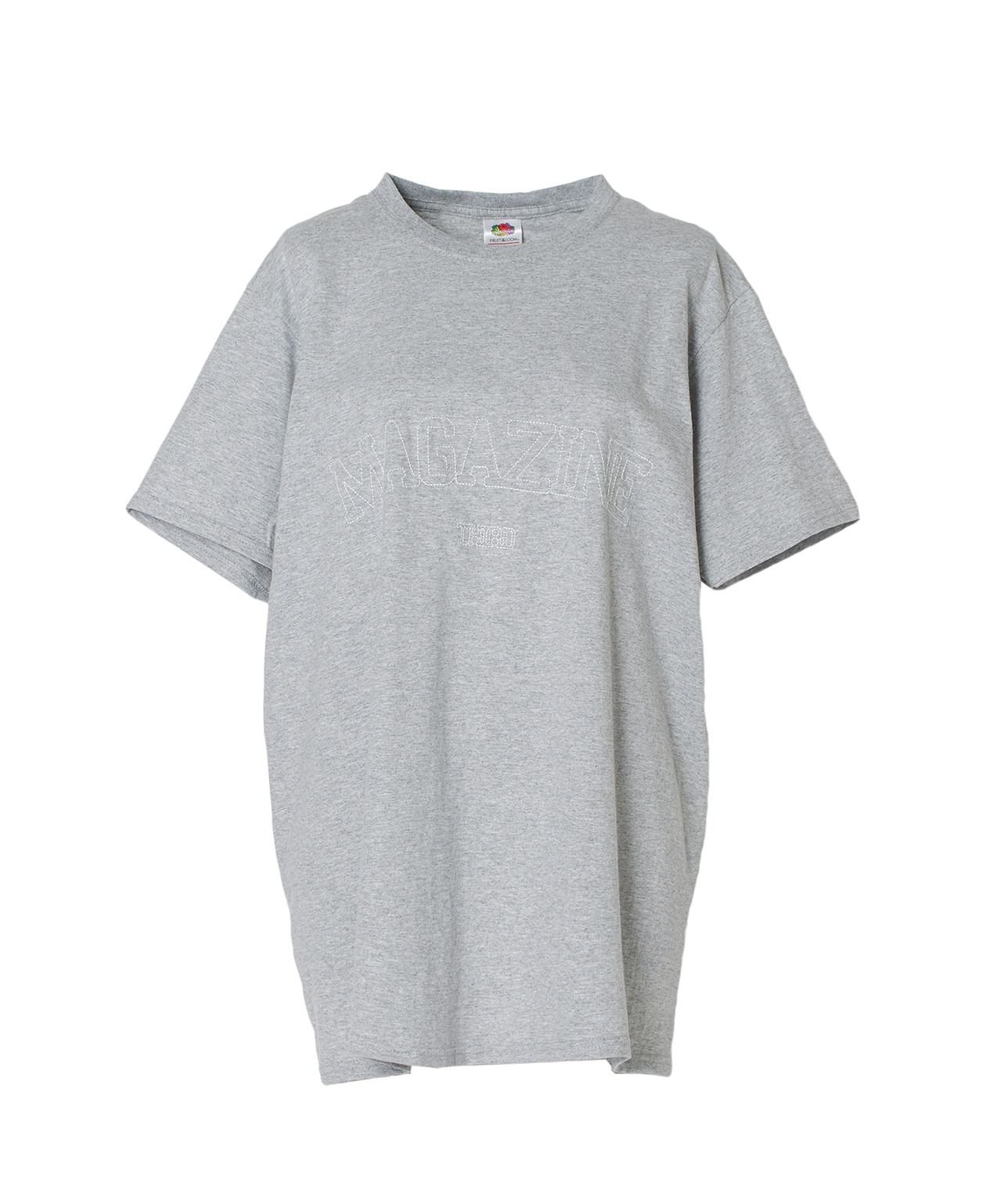 【別注】FRUIT OF THE LOOM/ビッグロゴ刺繍パックTシャツ 詳細画像 ホワイト/グレー 9