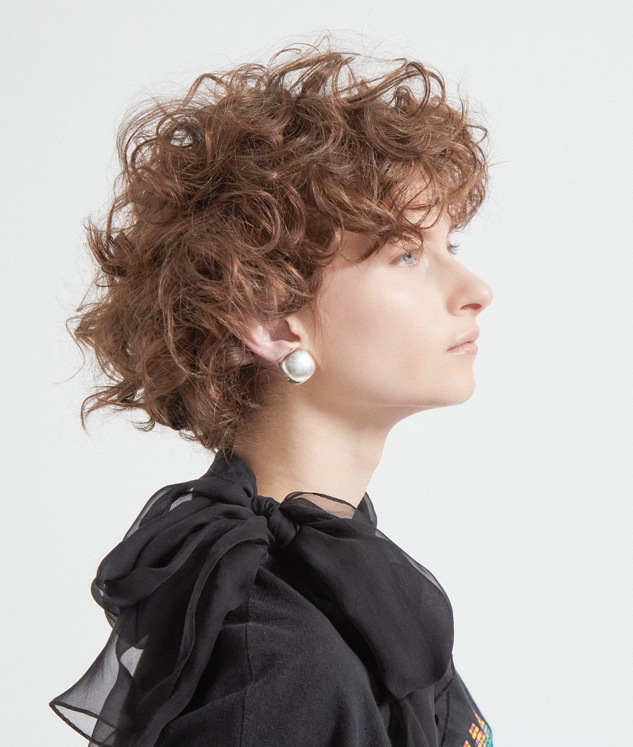 コラボ】THIRD MAGAZINE×mikomori/シルクシフォンストール 