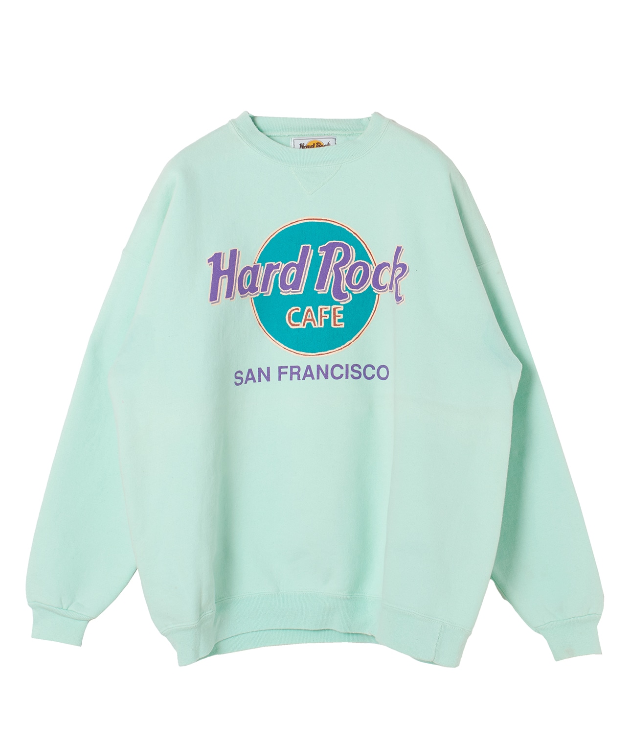 USED/Hard Rock Cafe SAN FRANCISCOプリントスウェット 詳細画像 グリーン 1