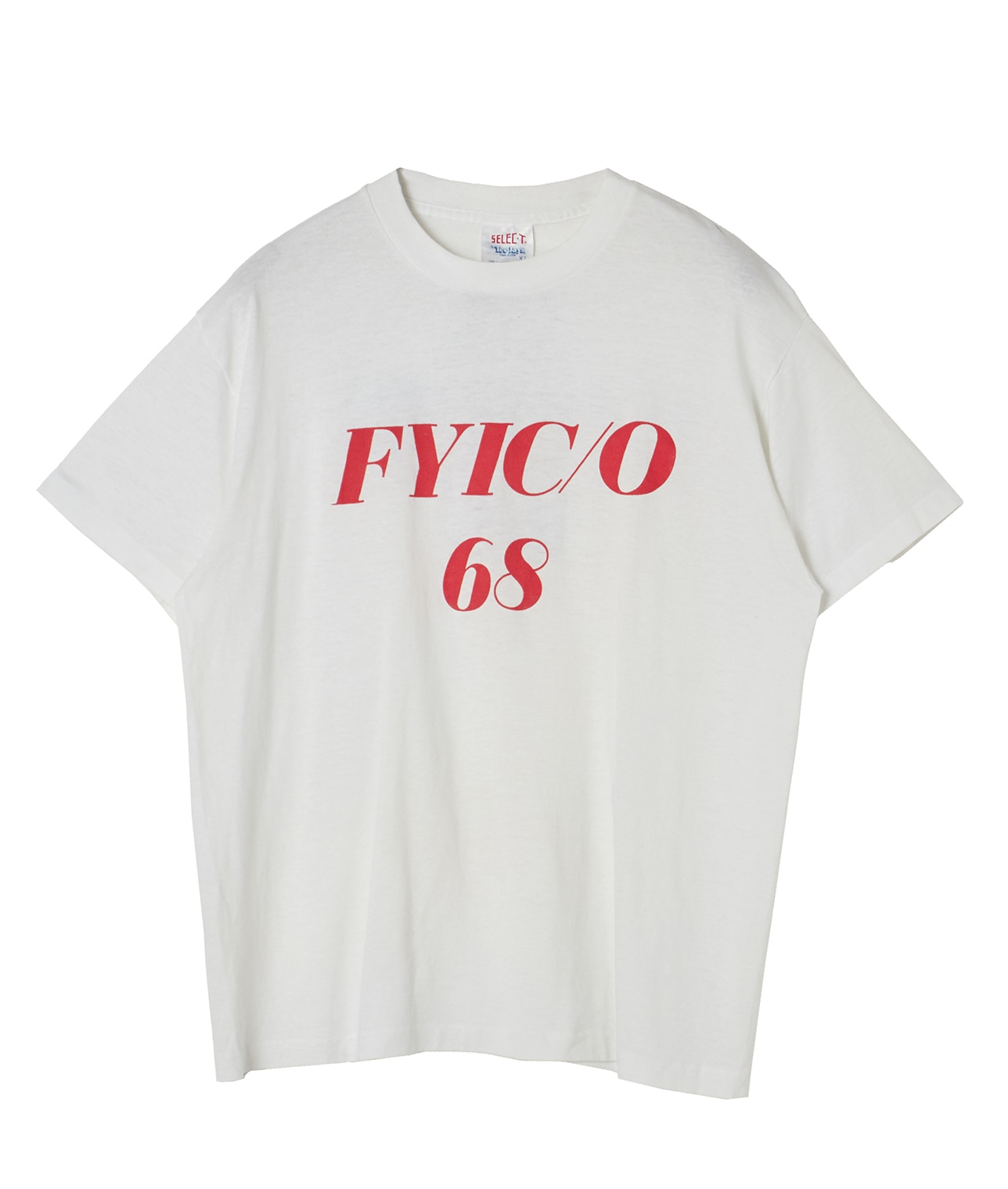 USED/FYIC/O 68プリントTシャツ 詳細画像 ホワイト 1