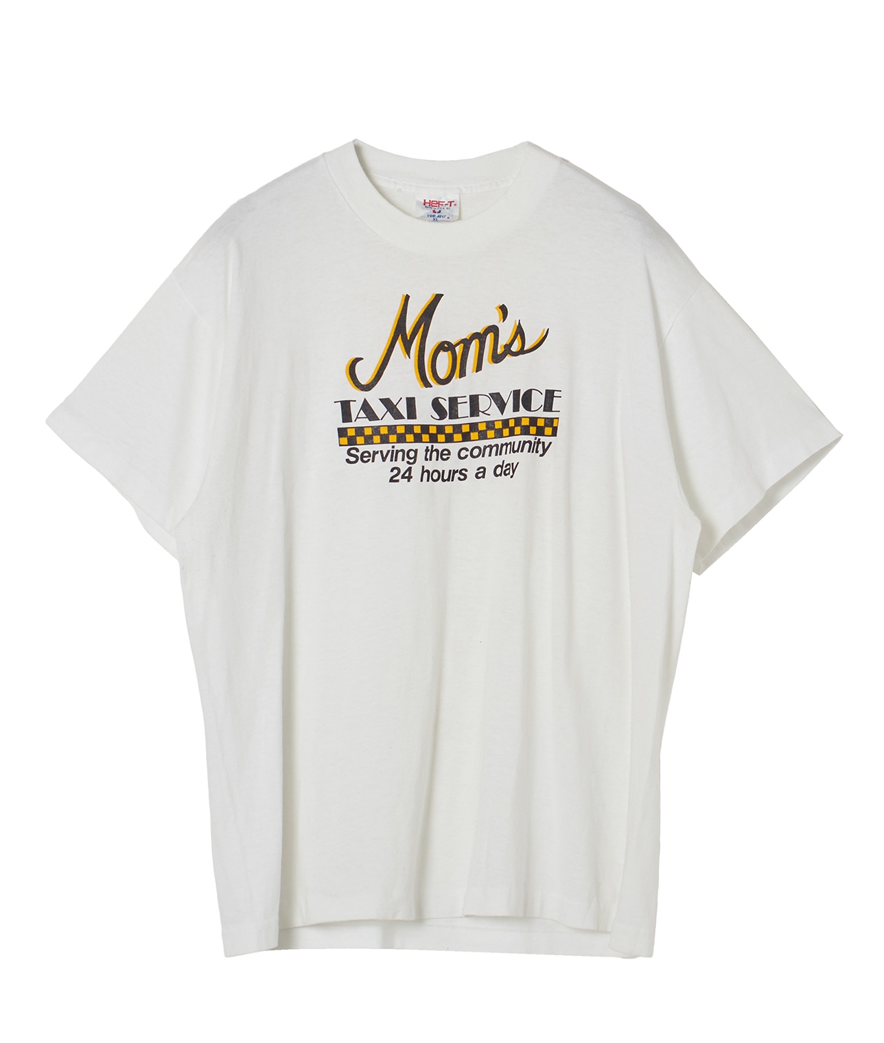 USED/Mom's TAXI SERVICEプリントTシャツ 詳細画像 ホワイト 1