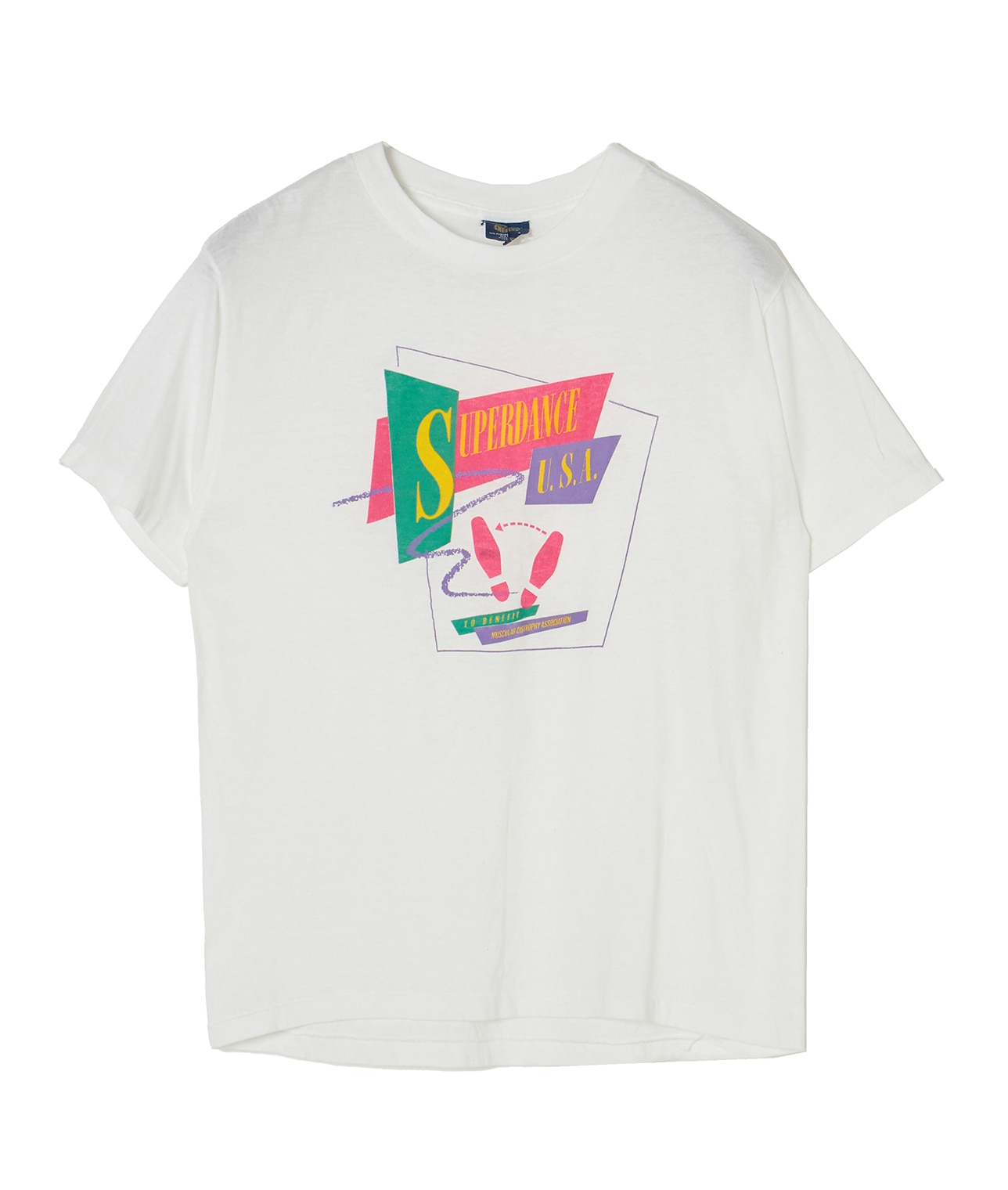 USED/SUPERDANCE U.S.A./プリントTシャツ 詳細画像 WHITE 1