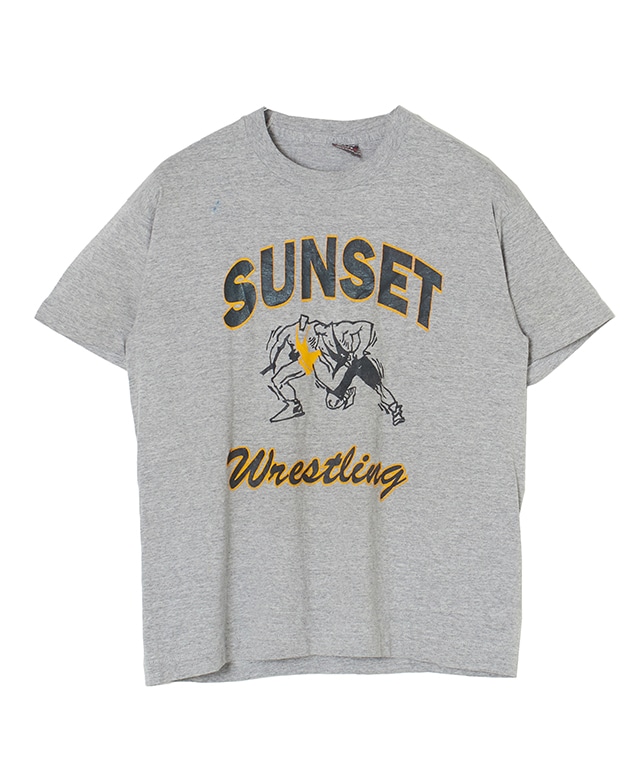 USED/SUNSET Wrestling/プリントTシャツ