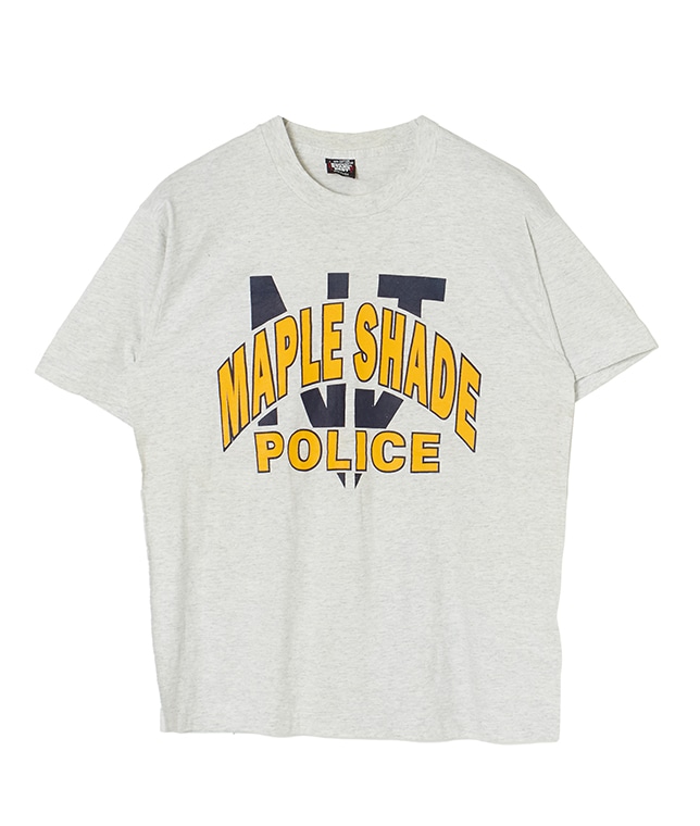 USED/MAPLE SHADE POLICE/プリントTシャツ