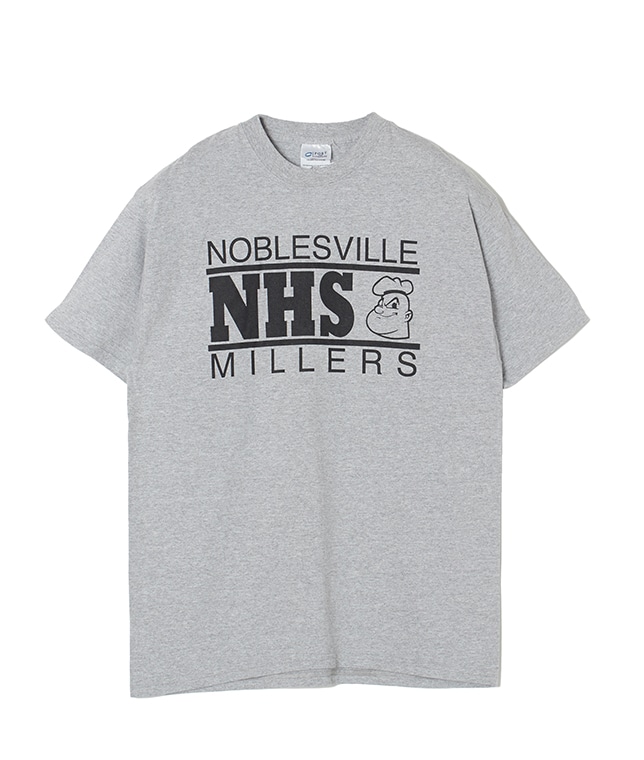 USED/NOBLES VILLE NHS MILLERS/プリントTシャツ