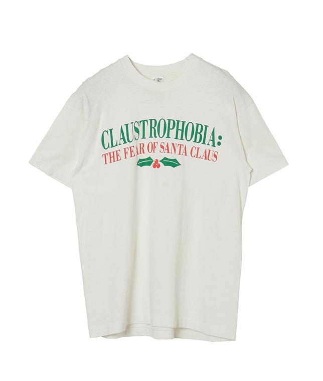 USED/80-90'S MESSAGE PRINT T SHIRT