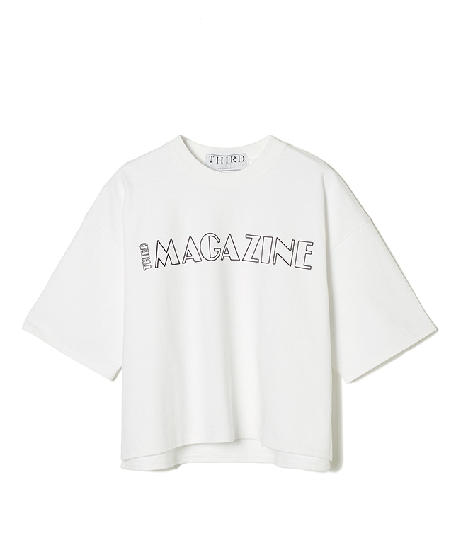 ”THIRD MAGAZINE”ロゴTシャツ