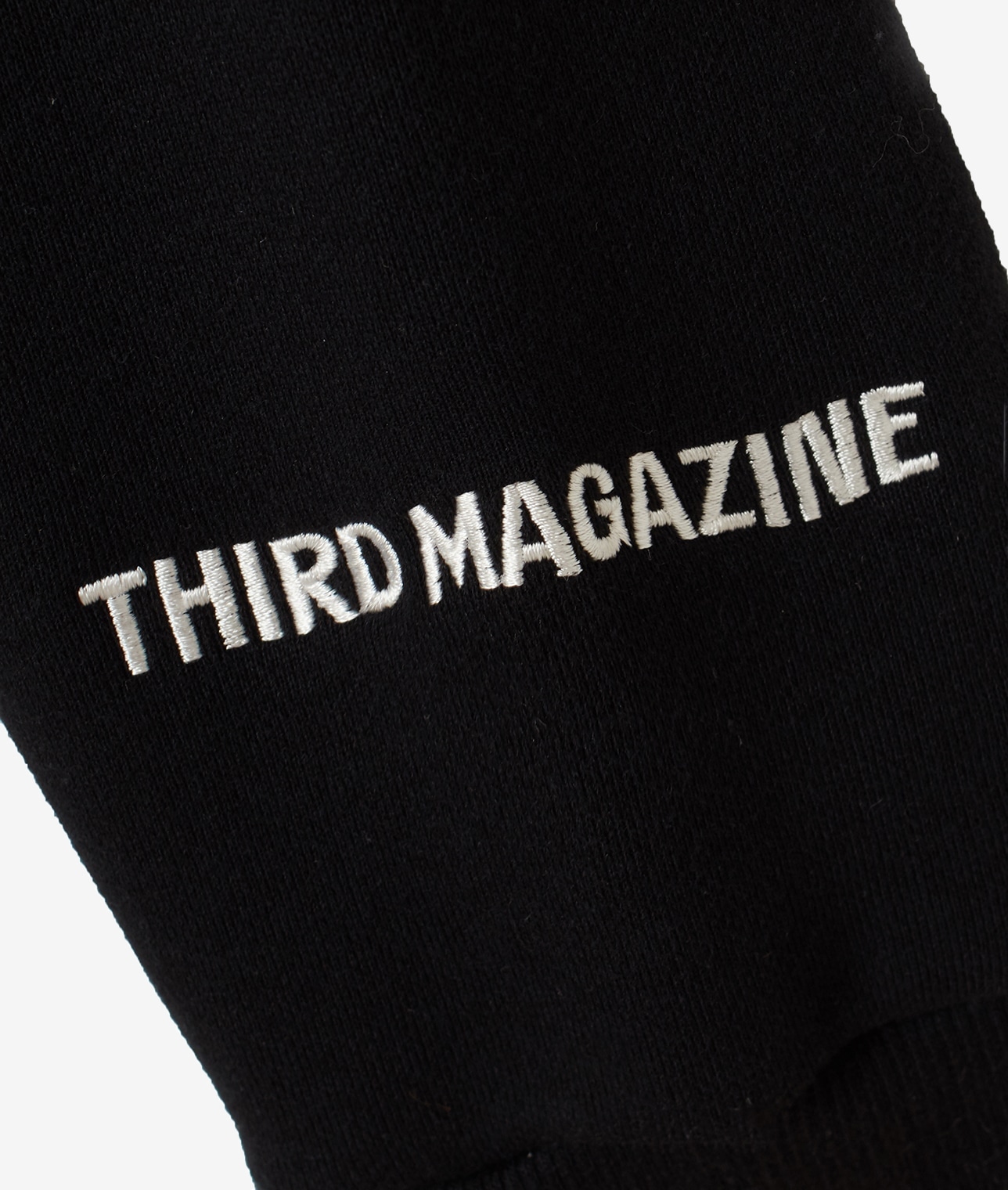 THIRD MAGAZINE×mikomori/ハイネックショート丈スウェット 詳細画像 ブラック 7