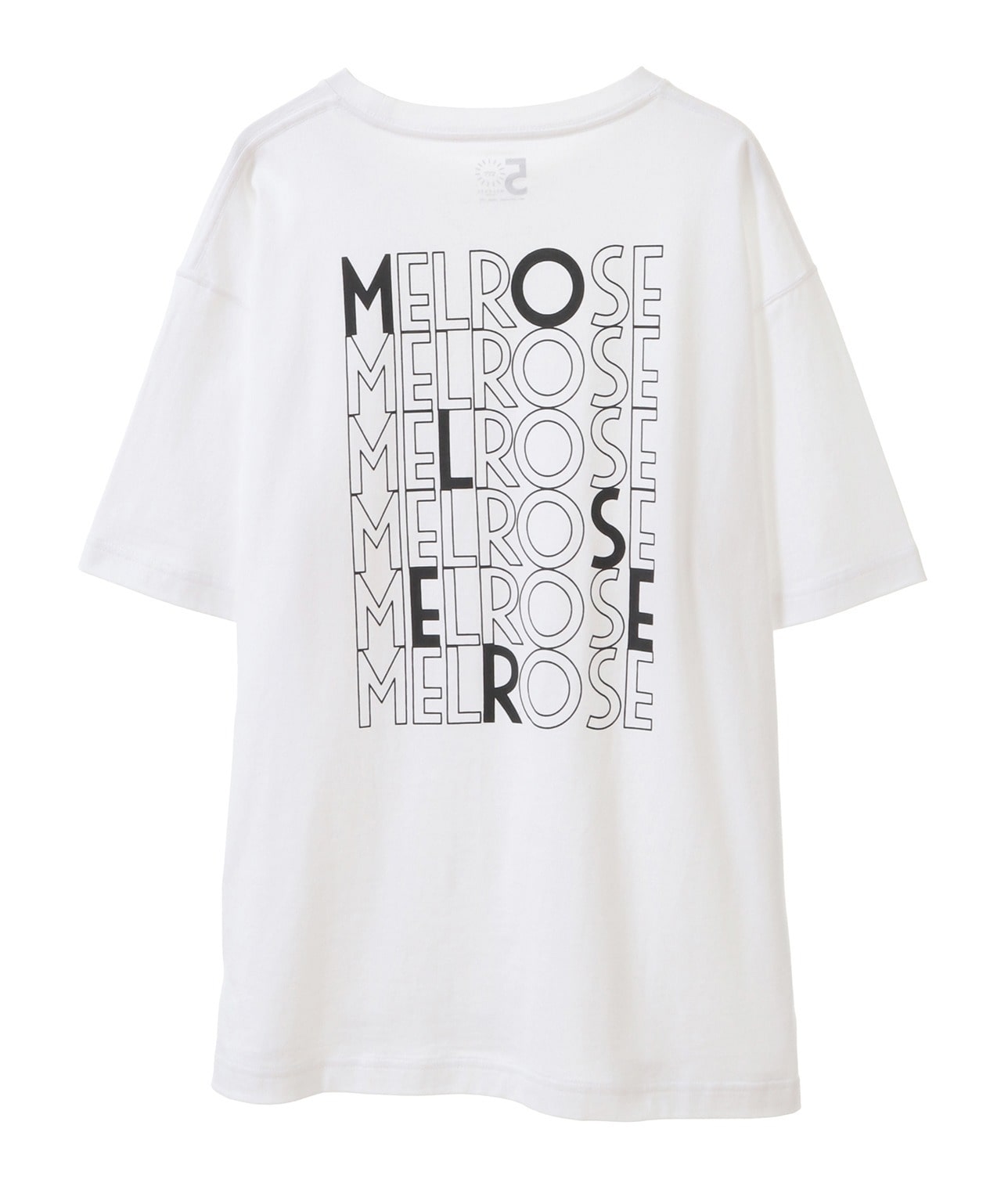 【メルローズ50周年限定】ロゴプリントTシャツ 詳細画像 ホワイト 1