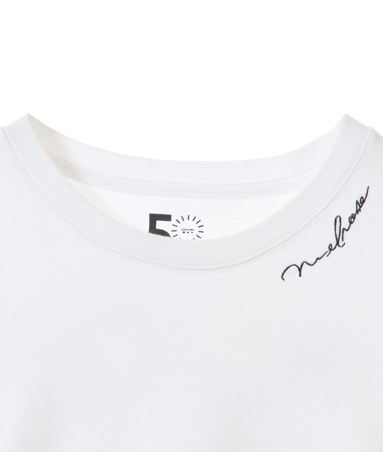 【メルローズ50周年限定】ロゴプリントTシャツ 詳細画像 ホワイト 2