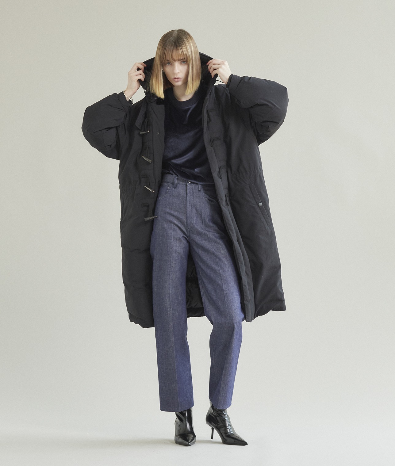 montgomery/別注ダウンダッフルコート 詳細画像 ブラック 3