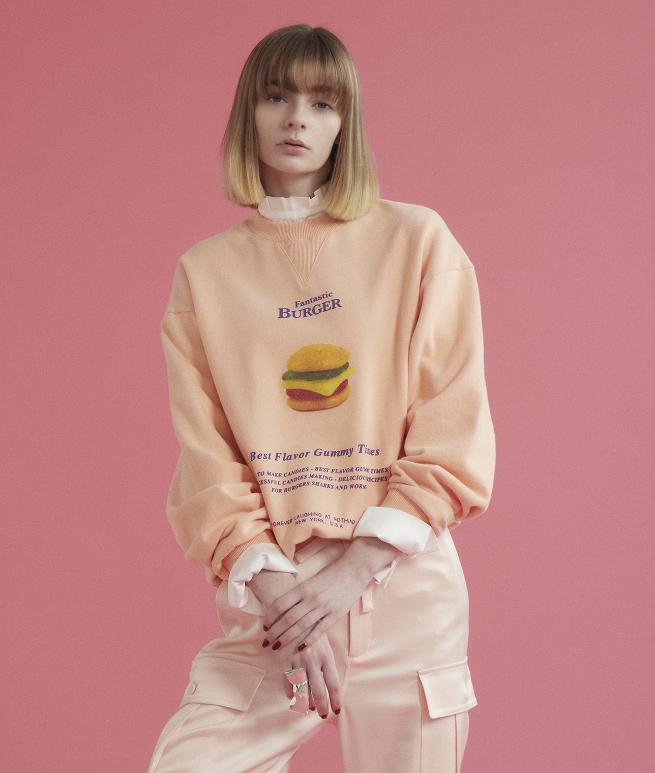 FLAN/BURGERスウェット(A0834UTS306)｜THIRD MAGAZINE (サードマガジン