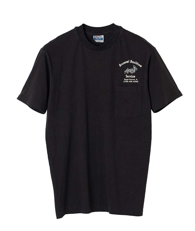 USED/Brummel Backhoe ServiceプリントTシャツ