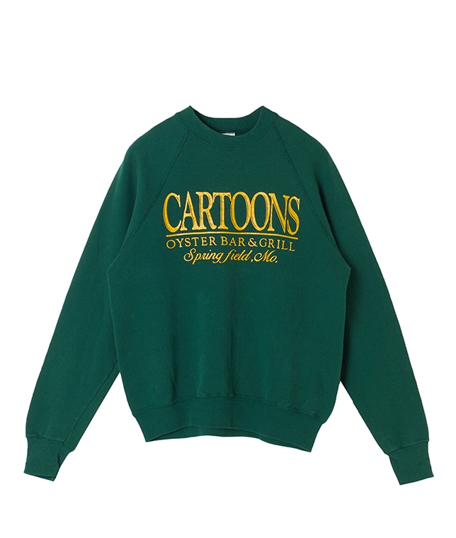 USED/CARTOONSプリントスウェット