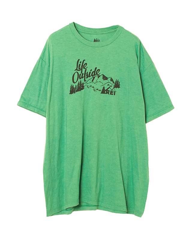 USED/Life Outside プリントTシャツ