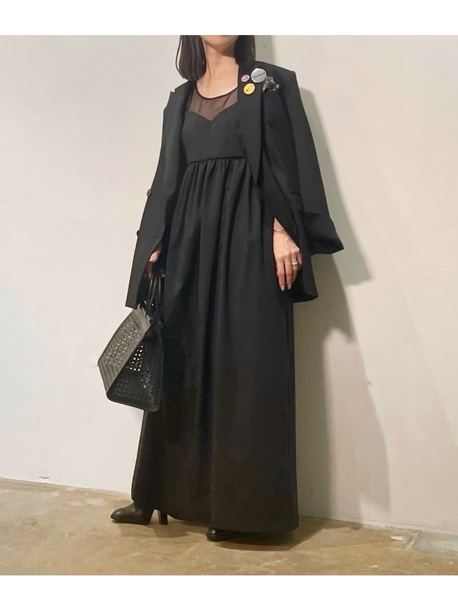 THIRD MAGAZINE&times;mikomori シアーワンピース(A0841FA208)｜THIRD 
