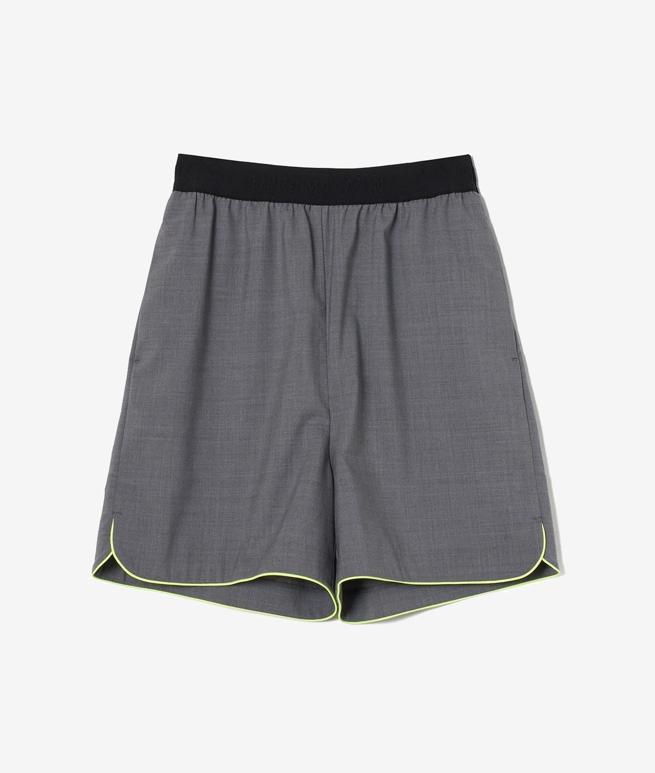 THIRD MAGAZINE&times;mikomori カラートリムショートパンツ 詳細画像 グレー 4