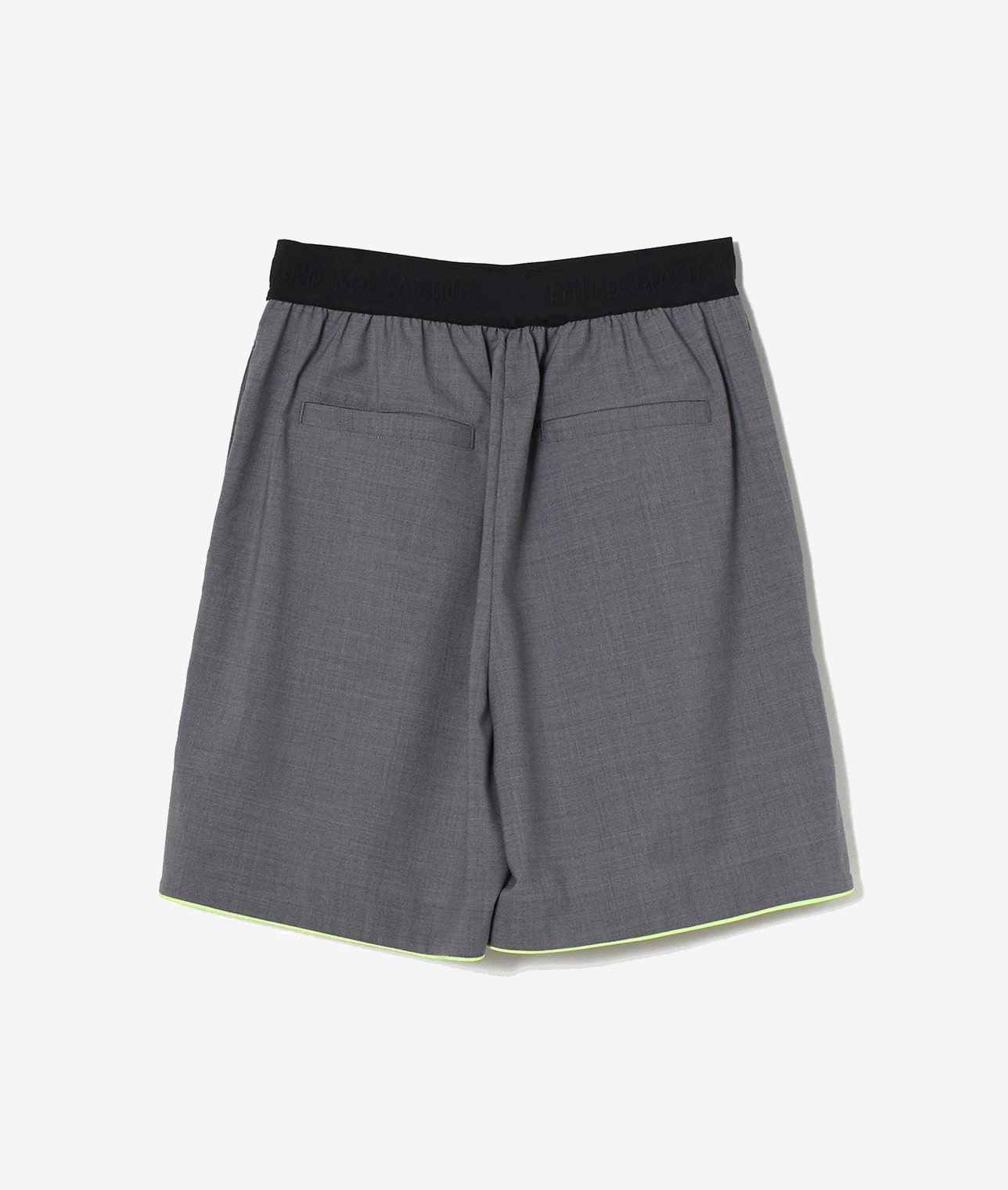 THIRD MAGAZINE&times;mikomori カラートリムショートパンツ 詳細画像 グレー 5