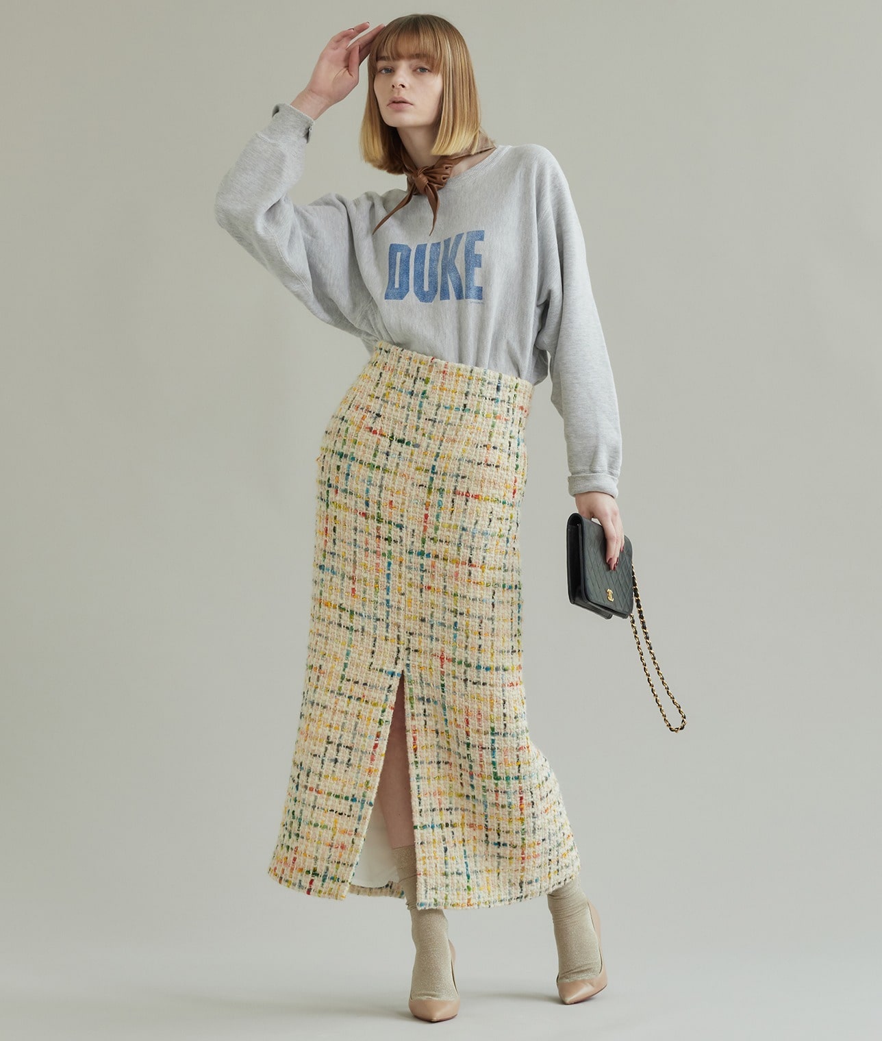 【予約】THIRD MAGAZINE×mikomori/ラメソックス 詳細画像 シルバー 9