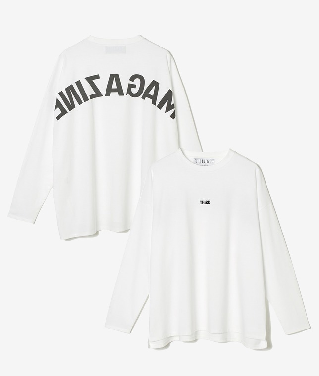 バックプリントロングTシャツ(A0841UTS012)｜THIRD MAGAZINE (サード 