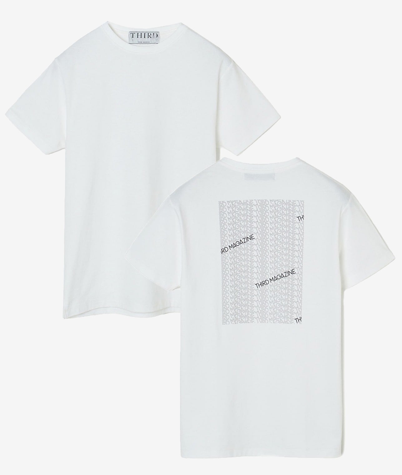 モノグラムプリントパックTシャツ(A0841UTS224)｜THIRD MAGAZINE