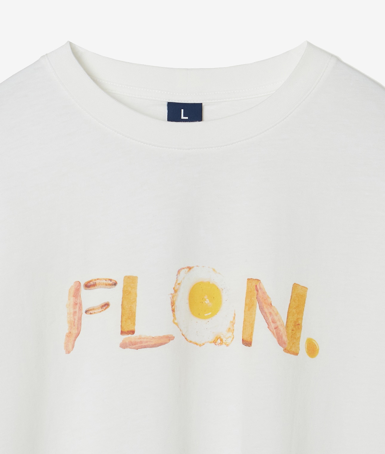 FLAN/Bacon＆Eggs　Tシャツ  詳細画像 ホワイト 5