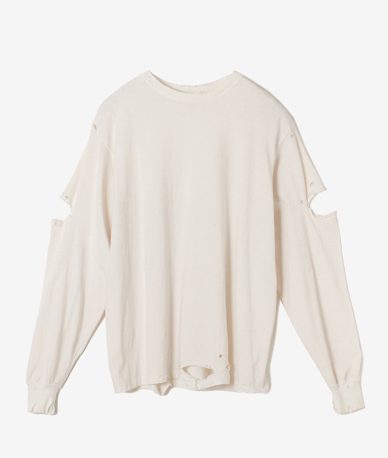 KURO/ダメージロングTシャツ(A0842UTS401)|THIRD MAGAZINE (サード KURO/ダメージロングTシャツ(A0842UTS401)|THIRD MAGAZINE (サード
