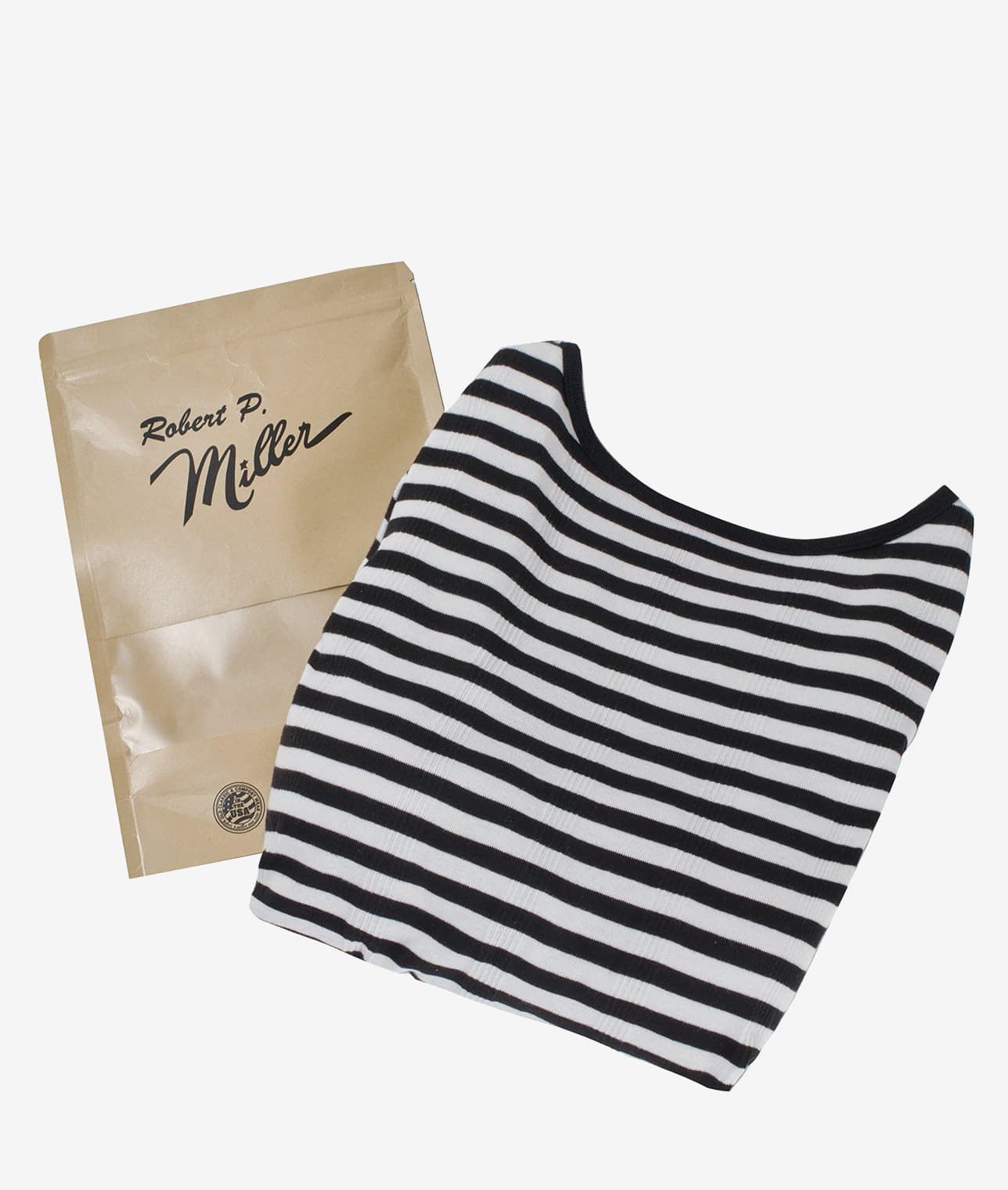 《メルローズ50周年限定》【 MELROSE×Robert P. Miller】別注後ろ開きカップ付きトップス 詳細画像 ブラック 10