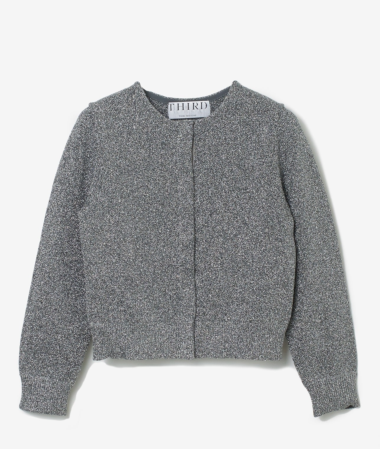 ラメニットカーディガン(A0843KCD015)｜THIRD MAGAZINE (サード  