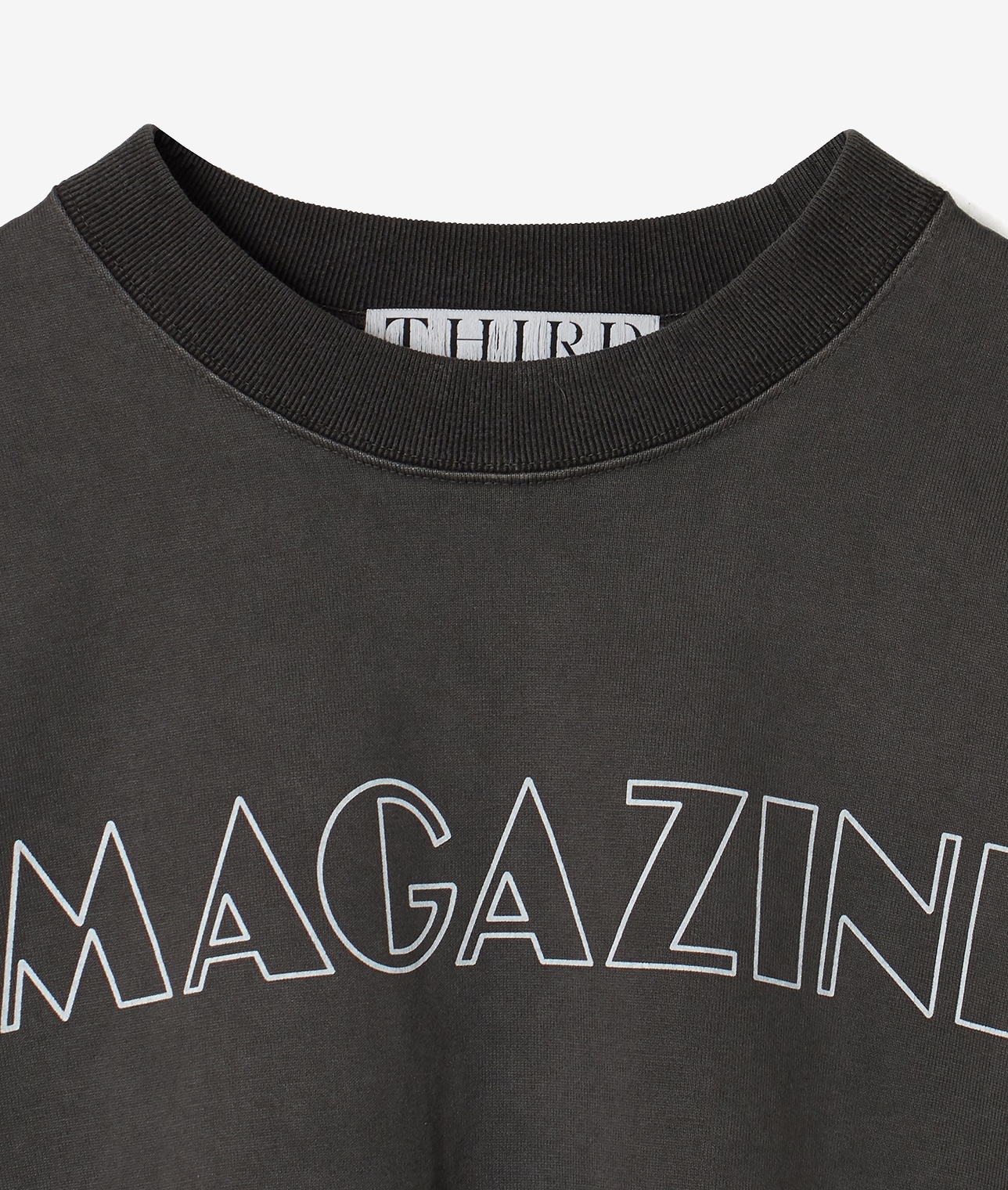 ピグメントロゴTシャツ 詳細画像 チャコールグレー 8