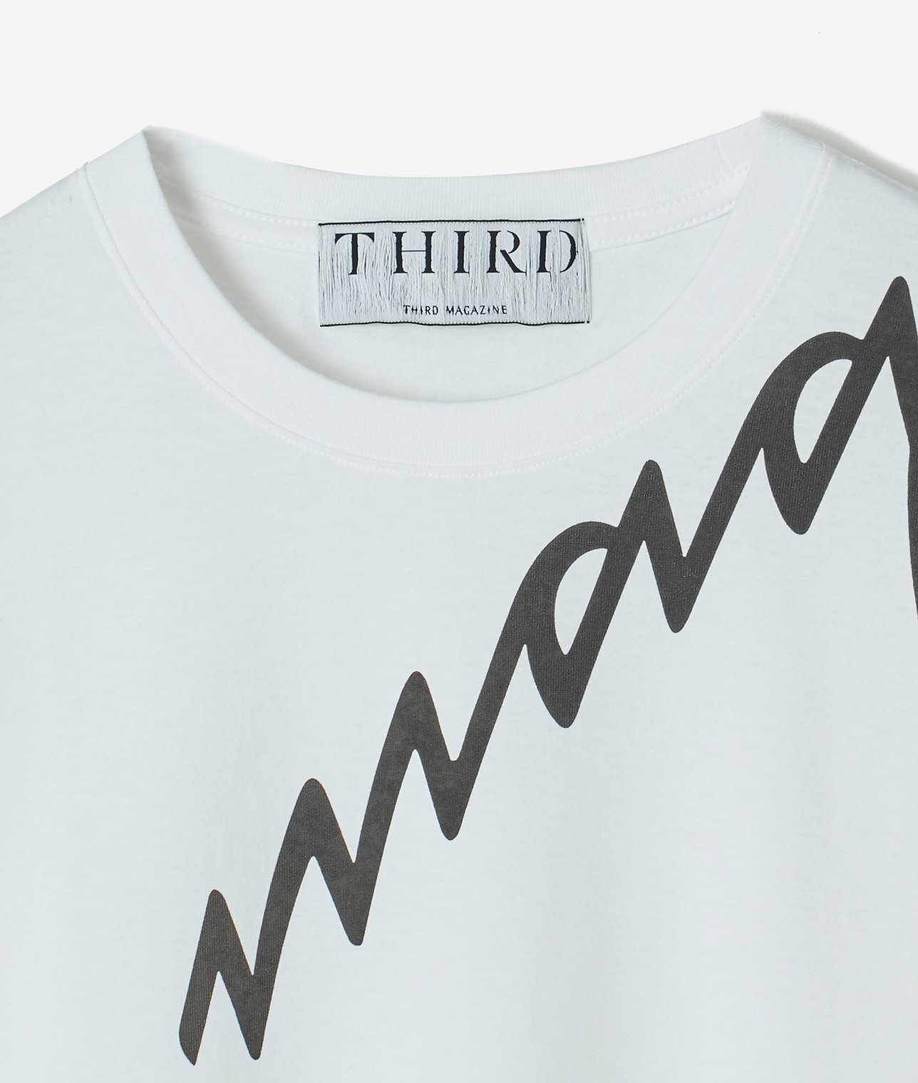 ”magazine”ロゴTシャツ 詳細画像 ホワイト 3