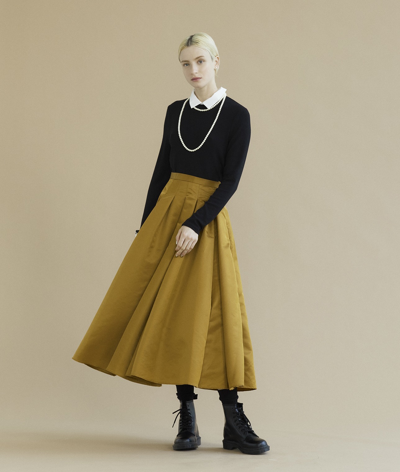 THIRD MAGAZINE&times;mikomori /シャツカラーカットソー(A0843UTS204  