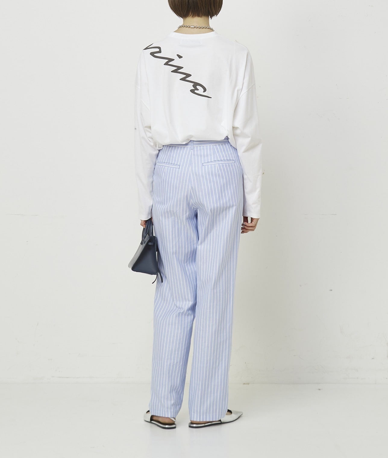 magazineロングスリーブTシャツ 詳細画像 ホワイト　 6