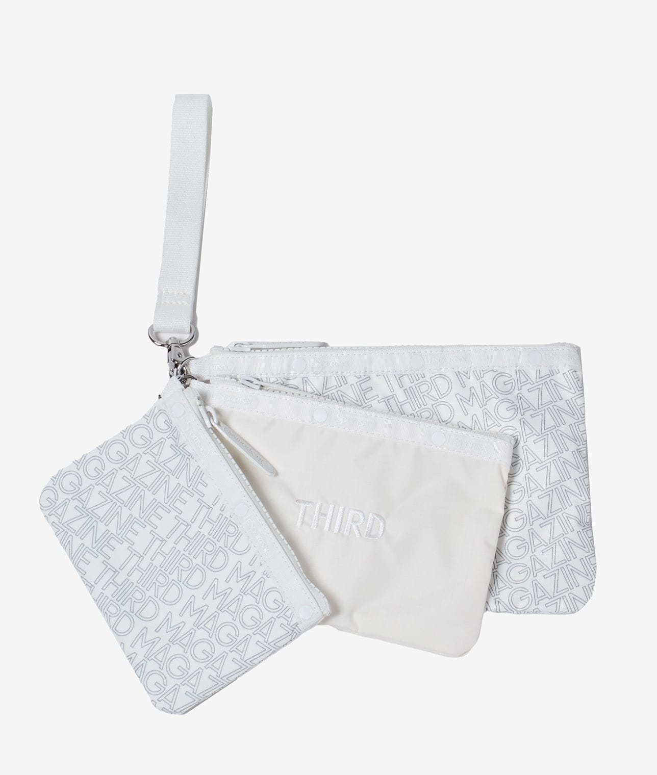 【別注】LeSportsac/Wristlet Pouch Set 詳細画像 ホワイト 2
