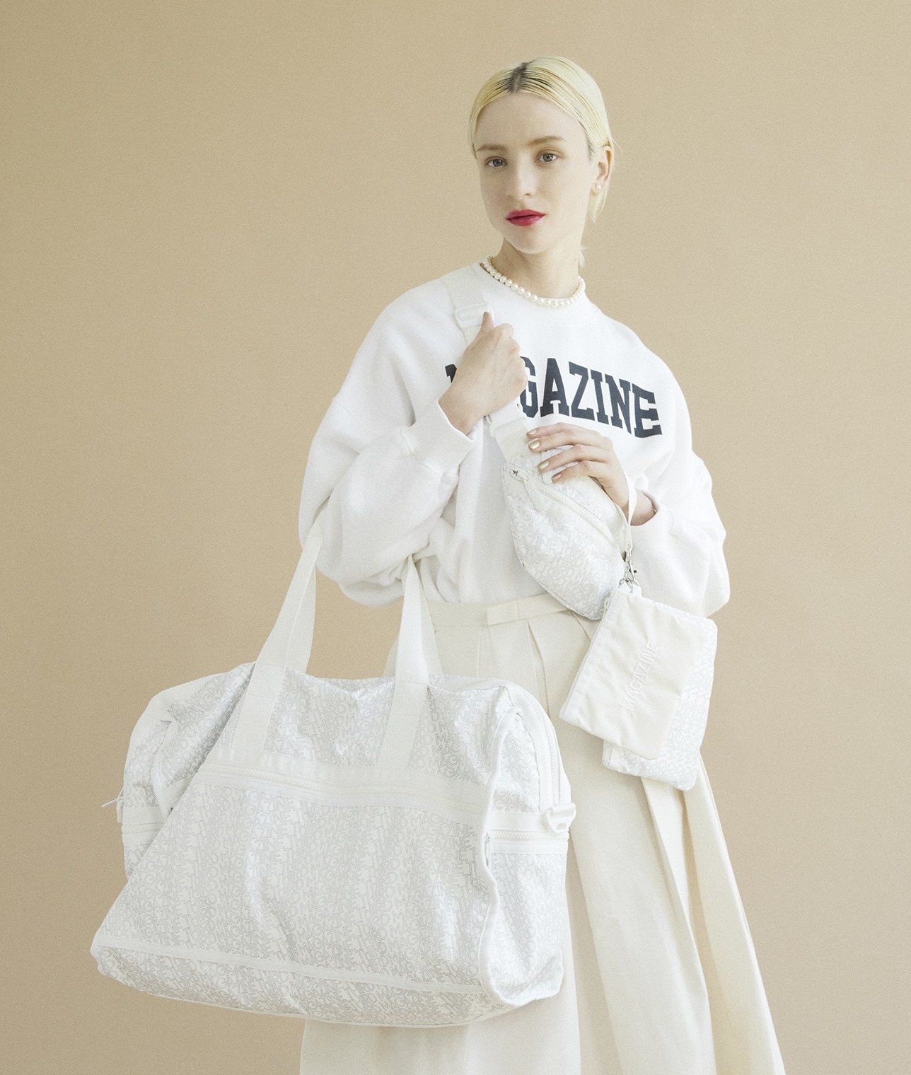 【別注】LeSportsac/DELUXE LG WEEKENDER 詳細画像 ホワイト 1