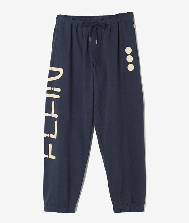 THIRD MAGAZINE FLAN ロゴスウェットパンツ