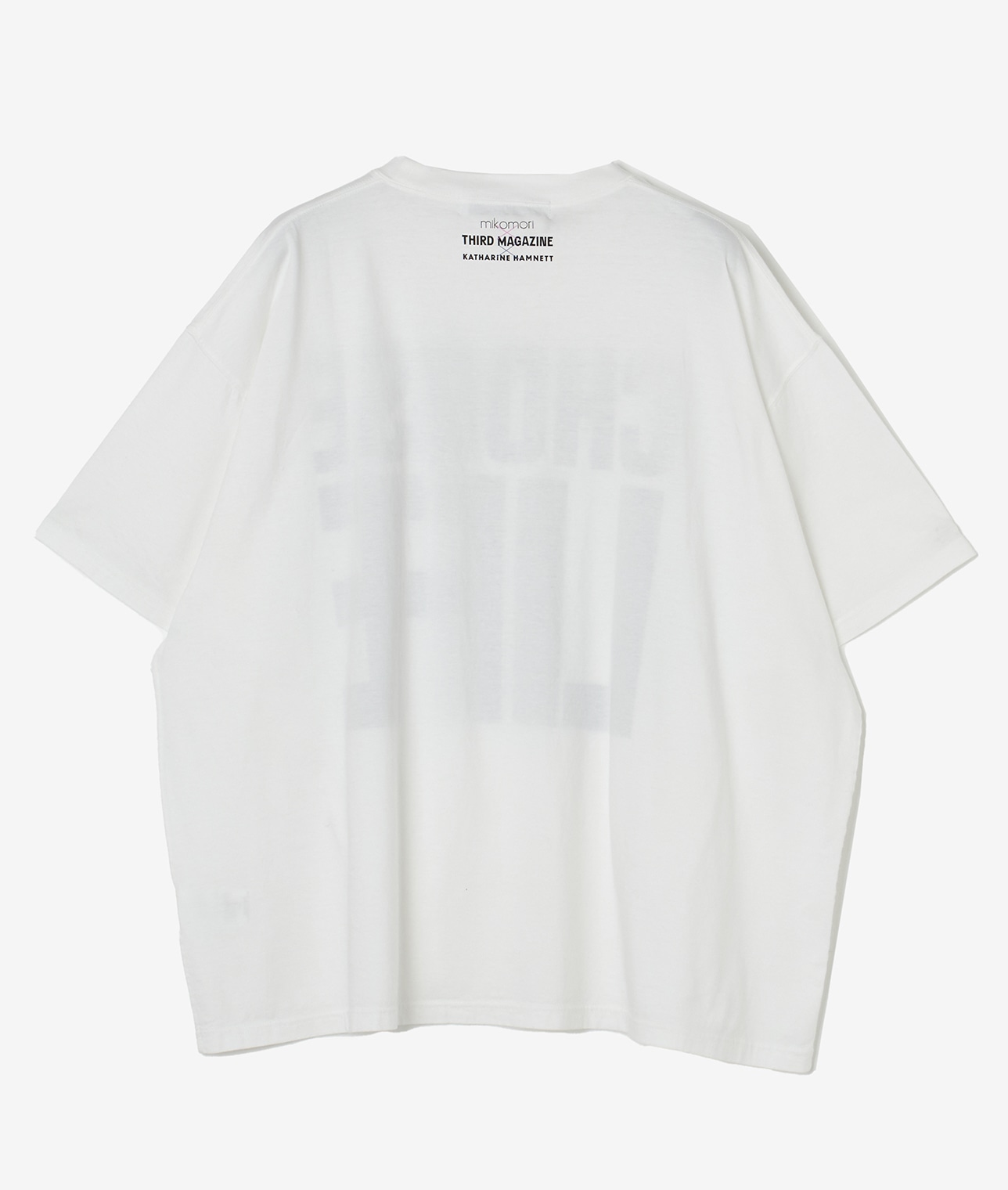 【別注】KATHARINE HAMNETT×THIRD MAGAZINE×mikomori別注Tシャツ　CHOOSE LIFE”SLOGAN H/S TEE 詳細画像 ホワイト 10