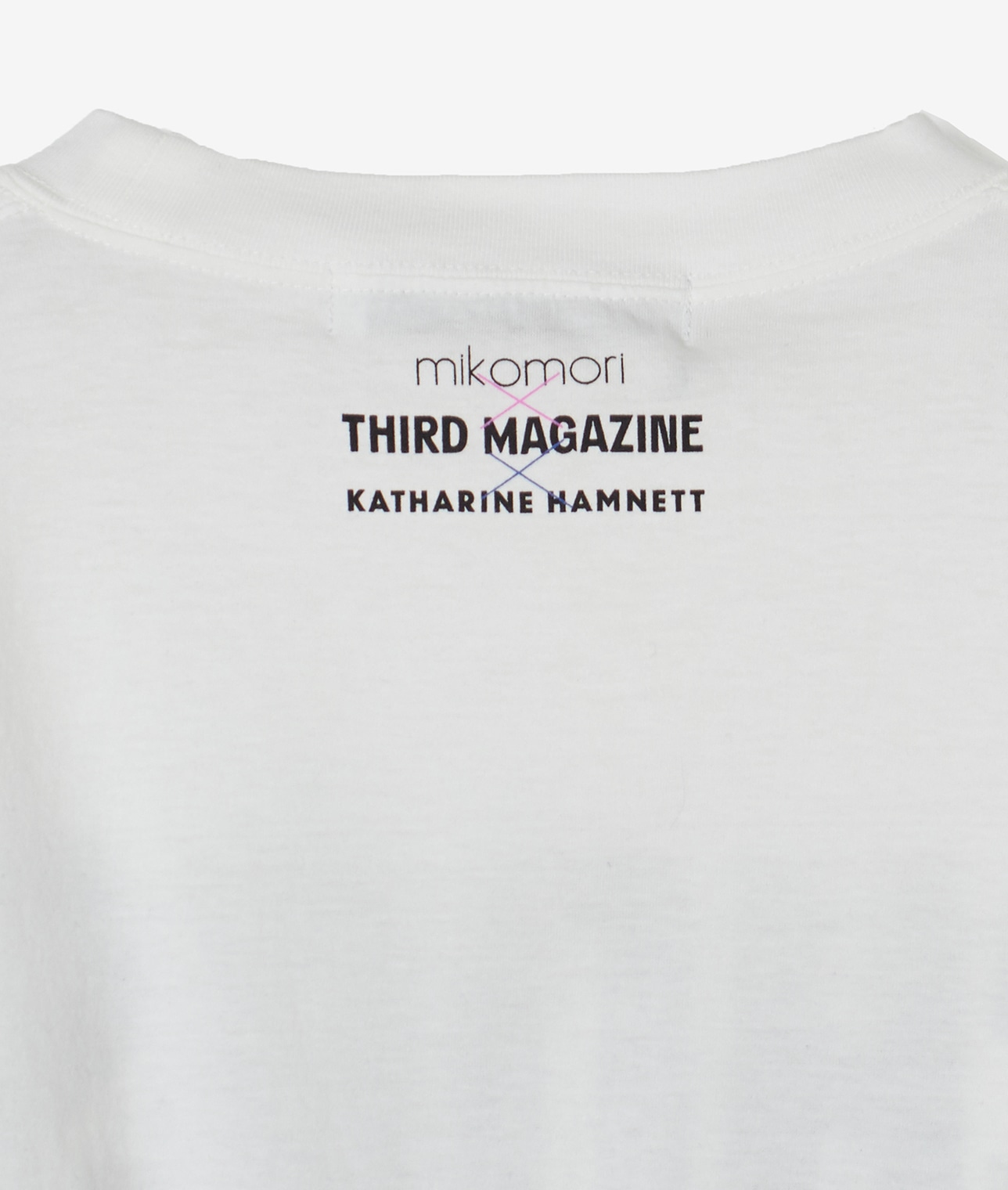 【別注】KATHARINE HAMNETT×THIRD MAGAZINE×mikomori別注Tシャツ　CHOOSE LIFE”SLOGAN H/S TEE 詳細画像 ホワイト 14