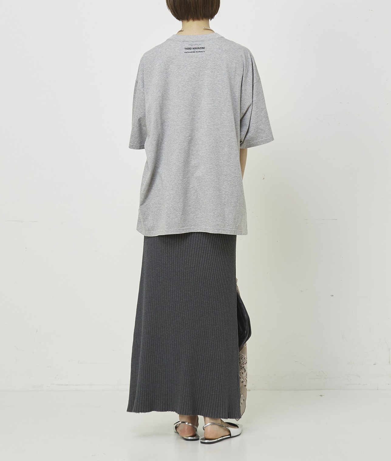 【別注】KATHARINE HAMNETT×THIRD MAGAZINE×mikomori別注Tシャツ　CHOOSE LIFE”SLOGAN H/S TEE 詳細画像 ホワイト 6