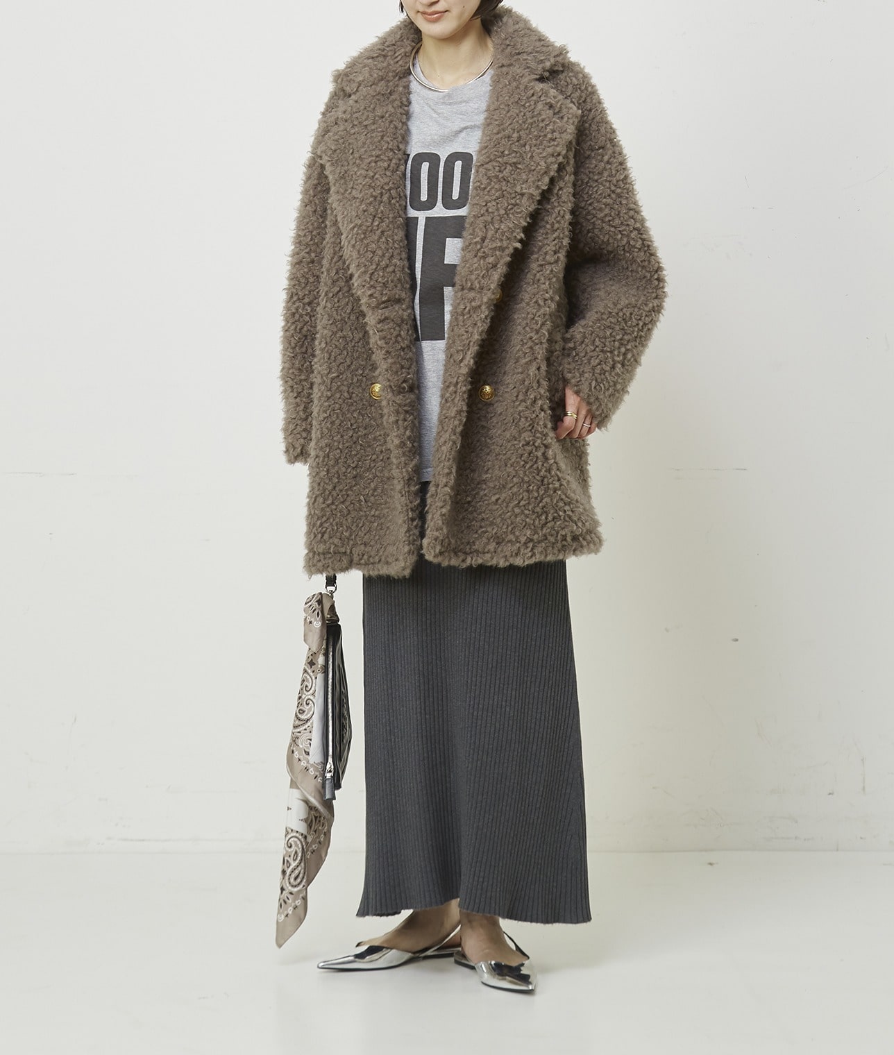 【別注】KATHARINE HAMNETT×THIRD MAGAZINE×mikomori別注Tシャツ　CHOOSE LIFE”SLOGAN H/S TEE 詳細画像 ホワイト 8