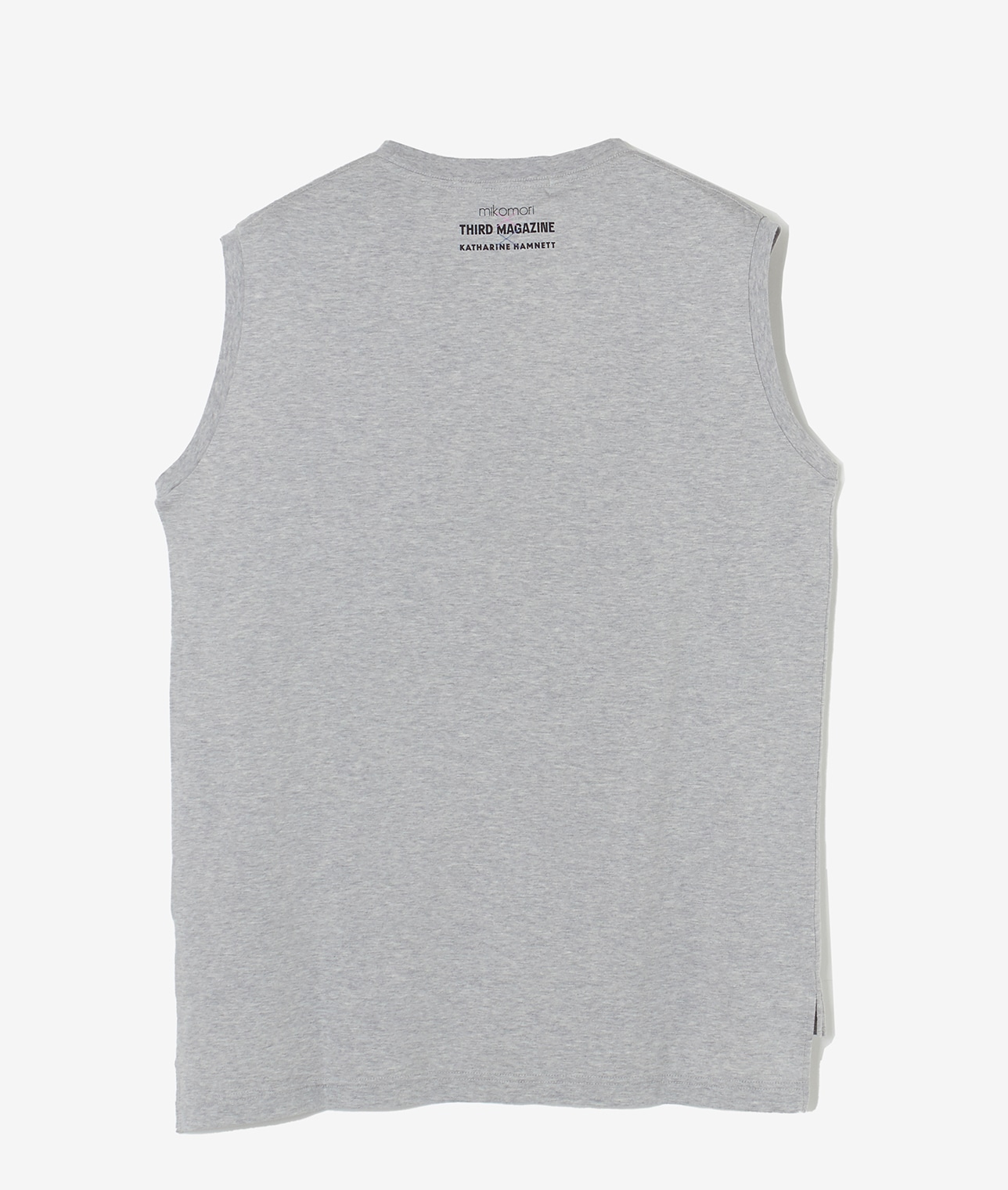 【別注】KATHARINE HAMNETT×THIRD MAGAZINE×mikomori別注N/S Tシャツ　“EQUAL BUT DIFERENT”SLOGAN TEE 詳細画像 ホワイト 3