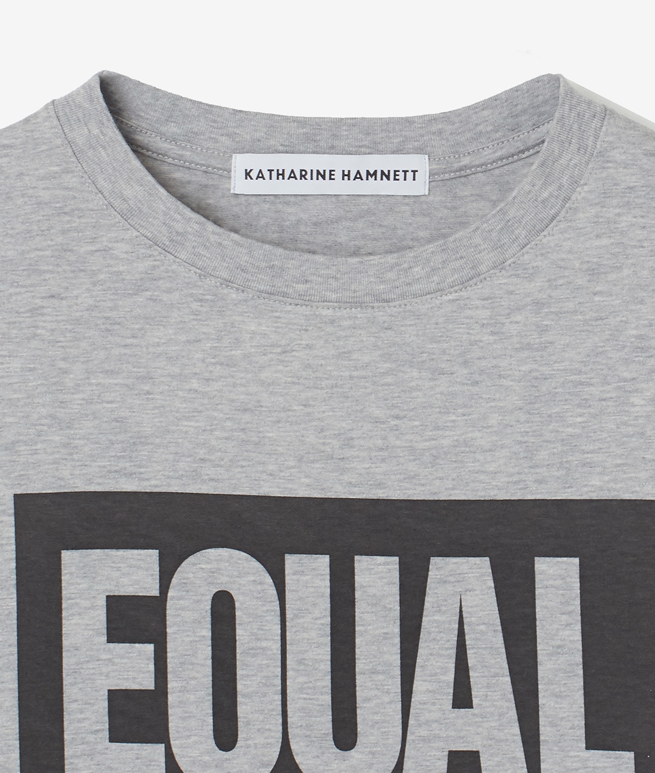 【別注】KATHARINE HAMNETT×THIRD MAGAZINE×mikomori別注N/S Tシャツ　“EQUAL BUT DIFERENT”SLOGAN TEE 詳細画像 ホワイト 4