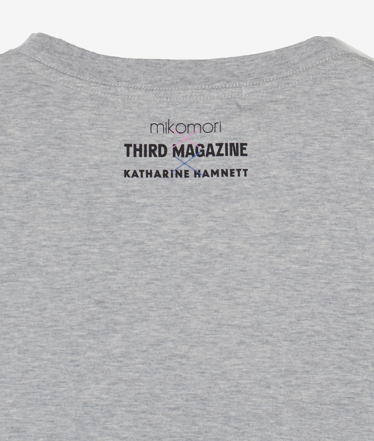 【別注】KATHARINE HAMNETT×THIRD MAGAZINE×mikomori別注N/S Tシャツ　“EQUAL BUT DIFERENT”SLOGAN TEE 詳細画像 ホワイト 5
