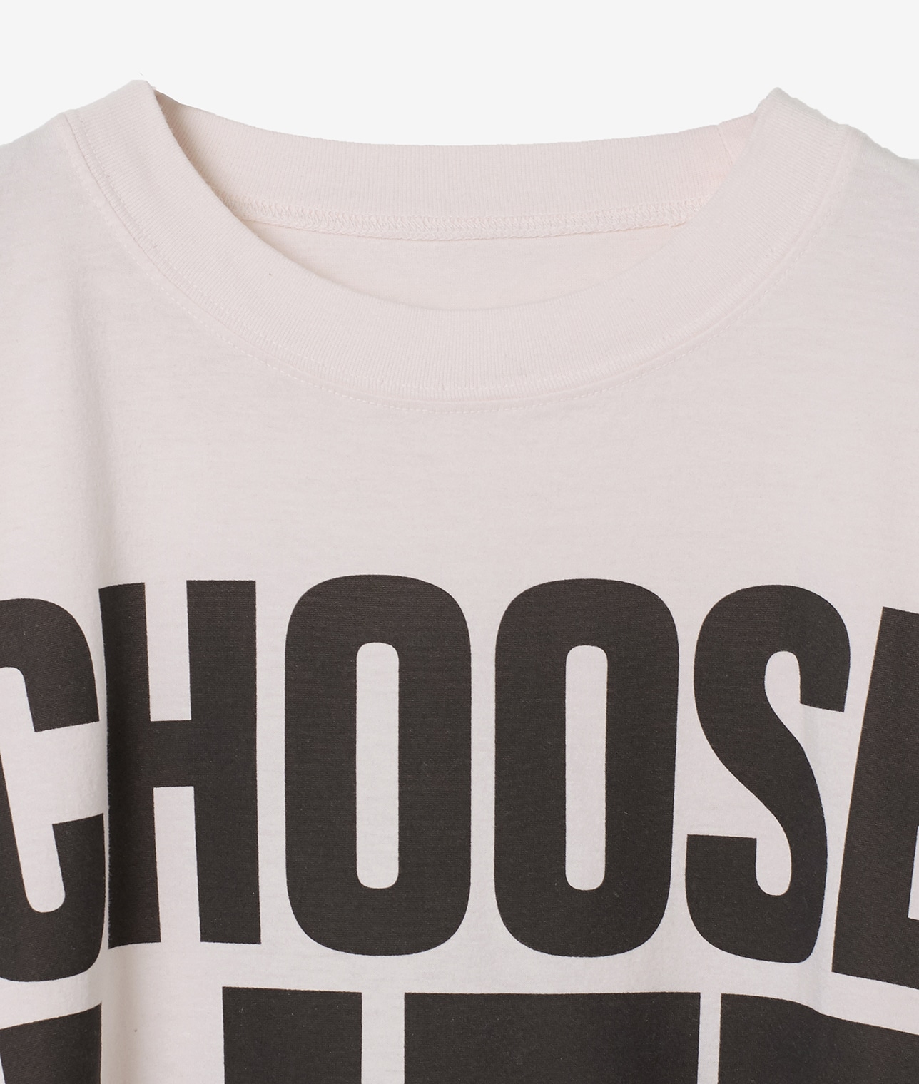 【別注】KATHARINE HAMNETT×THIRD MAGAZINE Tシャツ　"CHOOSE LIFE”SLOGAN TEE 詳細画像 ピンク 4