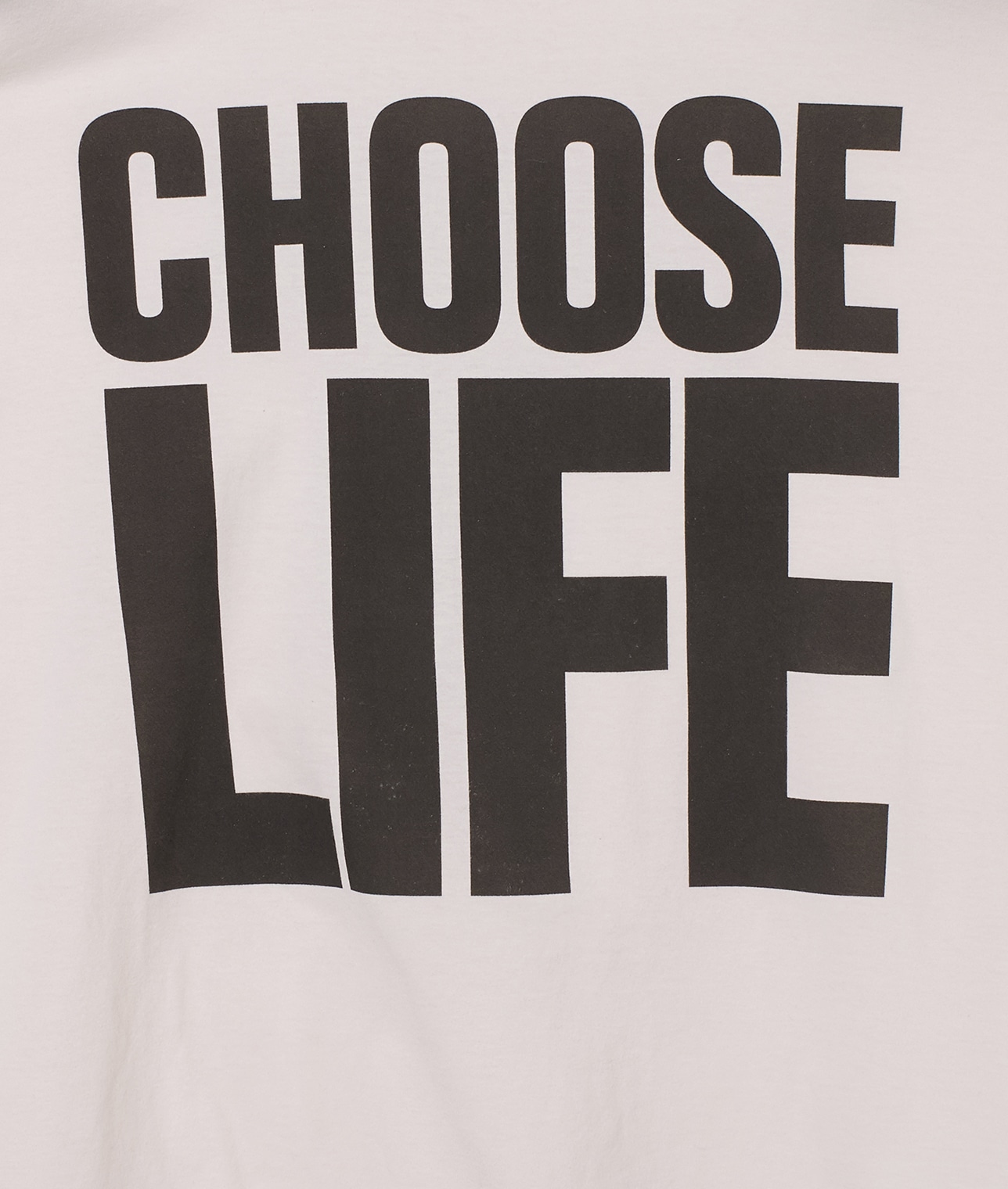 【別注】KATHARINE HAMNETT×THIRD MAGAZINE Tシャツ　"CHOOSE LIFE”SLOGAN TEE 詳細画像 ピンク 5