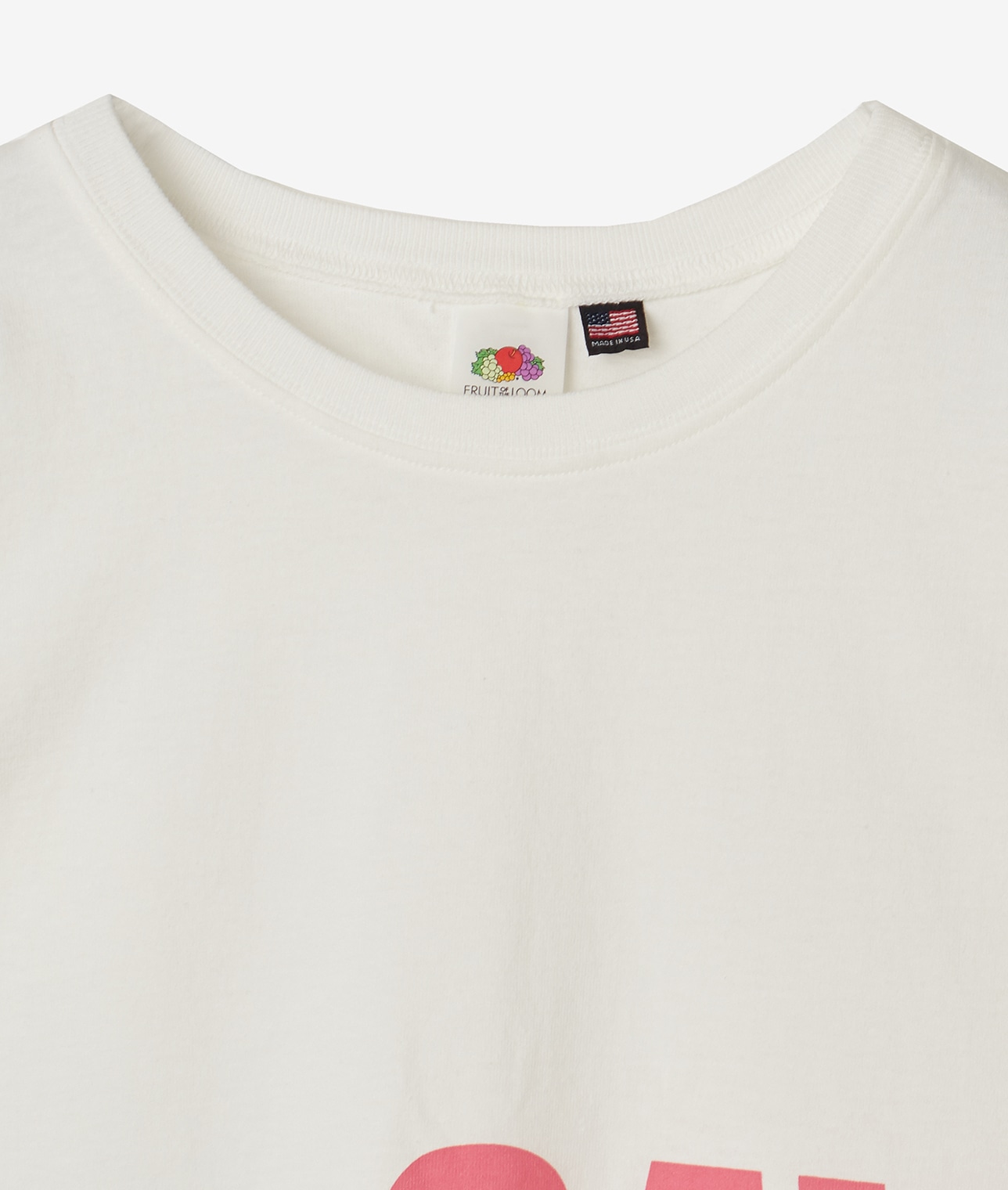 【KATHARINE HAMNETT×FRUIT OF THE LOOM】“SAVE THE FUTURE” Tshirt 詳細画像 ピンク 4