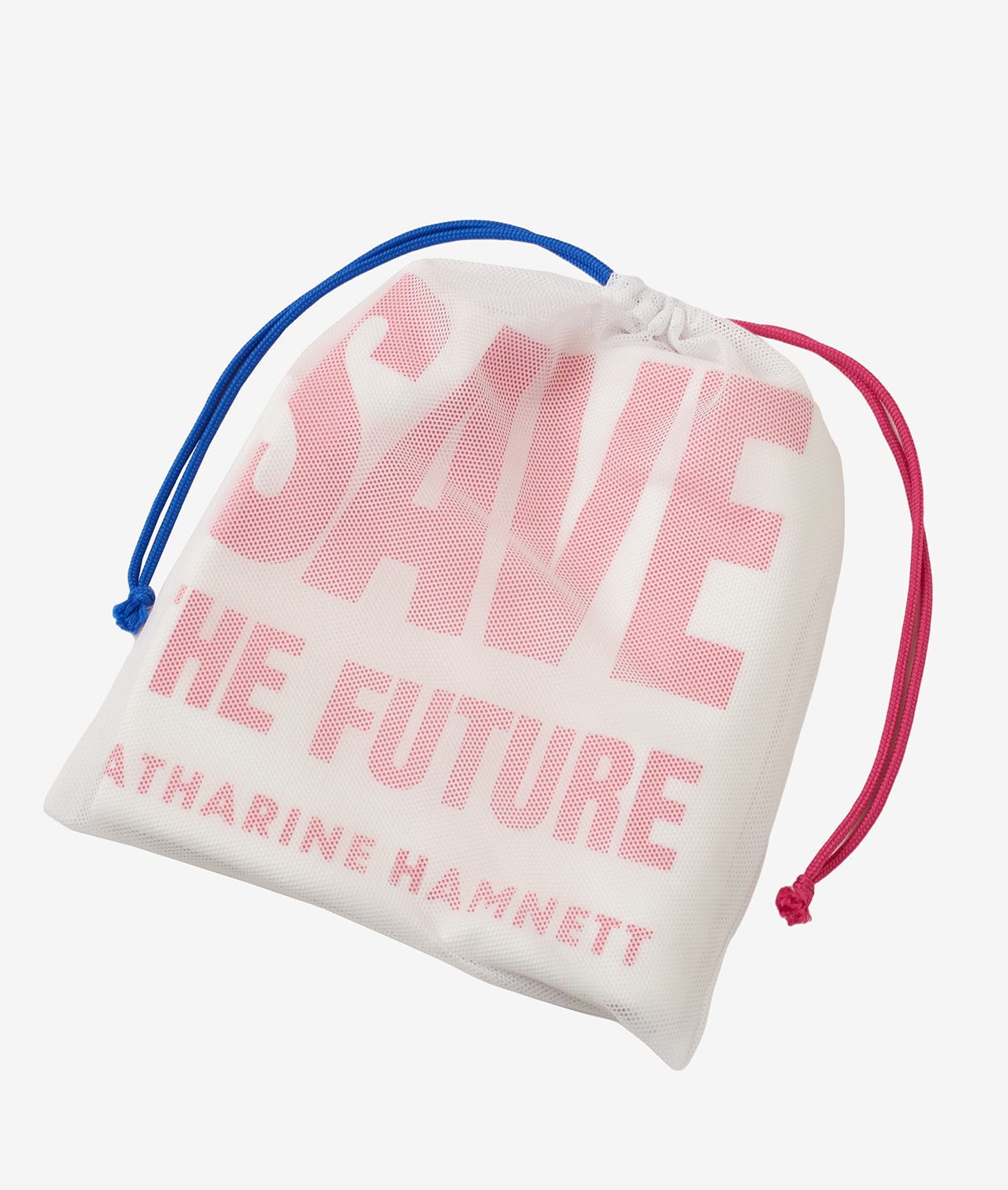 【KATHARINE HAMNETT×FRUIT OF THE LOOM】“SAVE THE FUTURE” Tshirt 詳細画像 ピンク 9