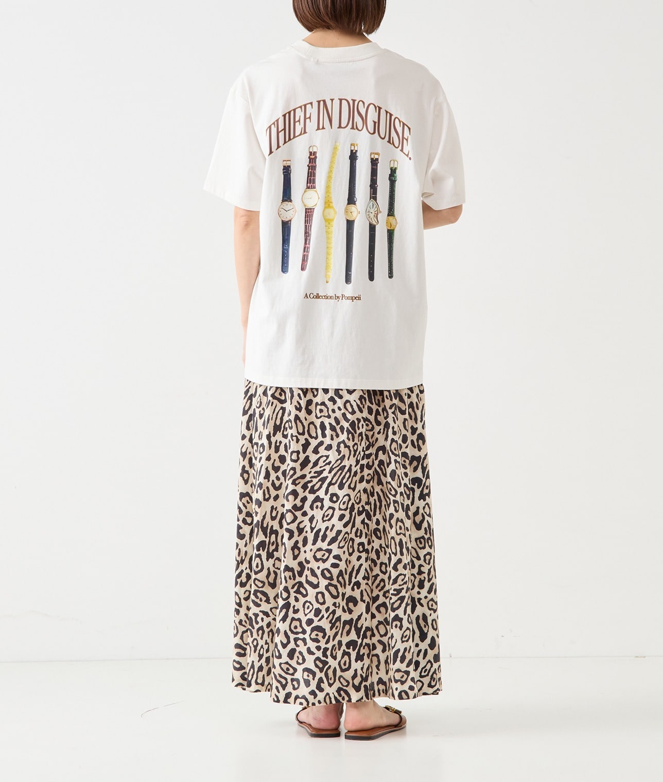 POMPEII/THIEF IN DISGUISE TEE 詳細画像 ホワイト 3