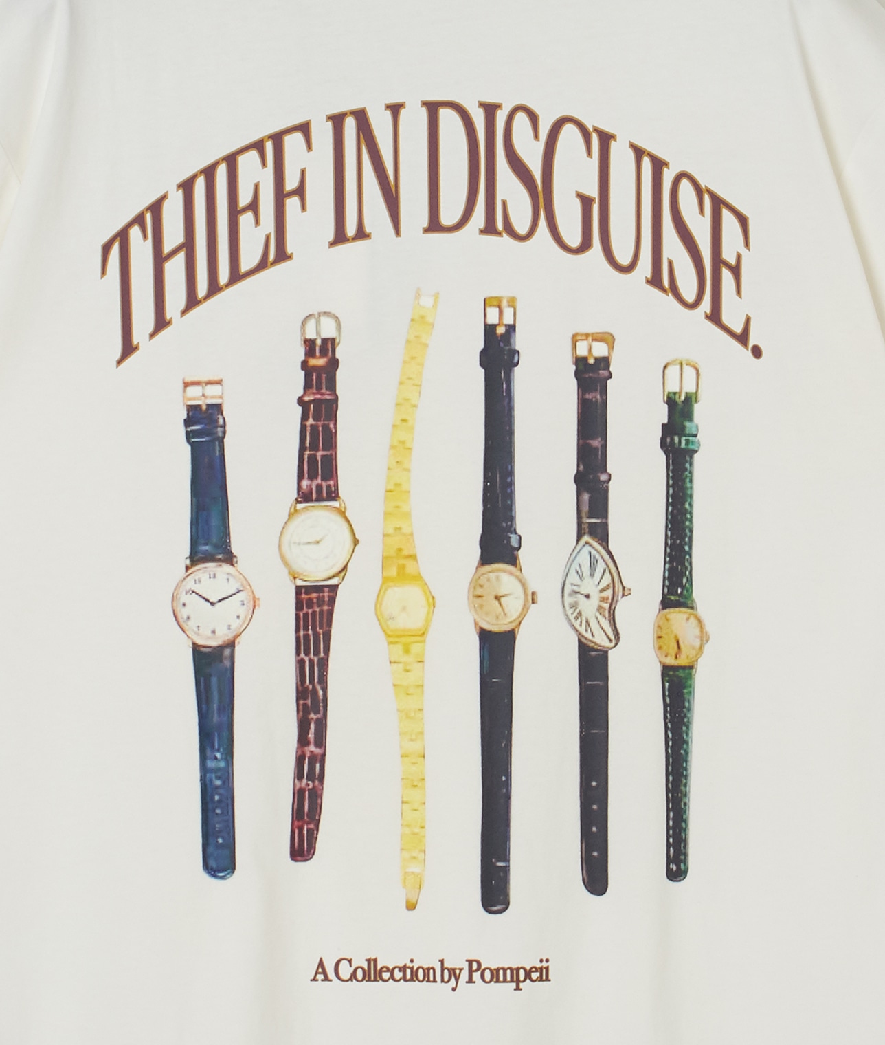 POMPEII/THIEF IN DISGUISE TEE 詳細画像 ホワイト 7